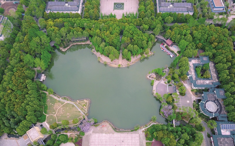 鸟瞰晨光湖